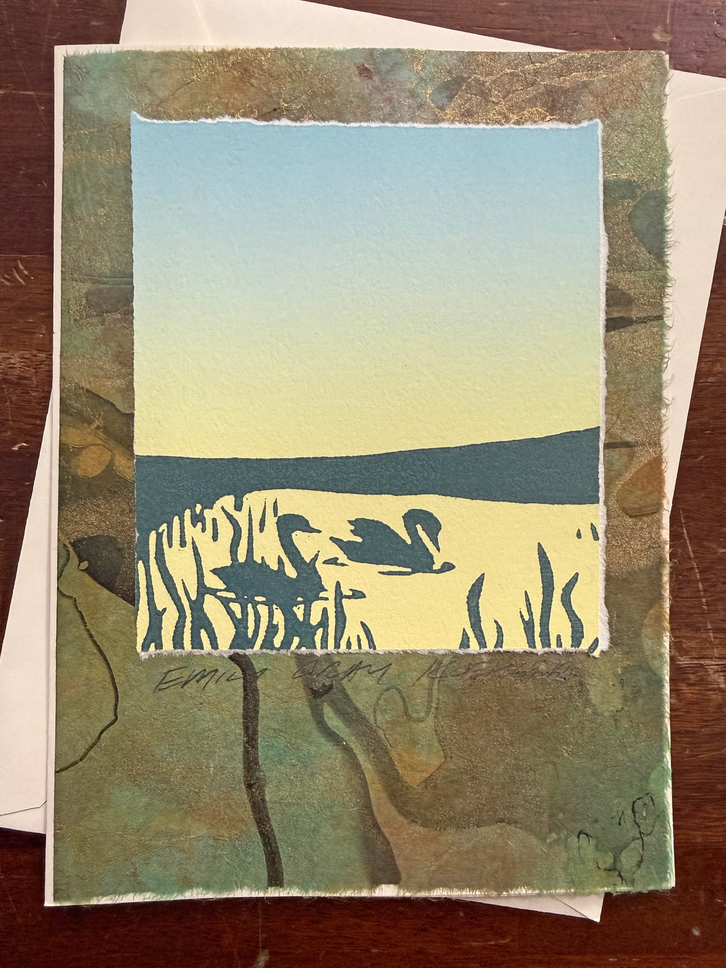 Morning Pond II Art Card