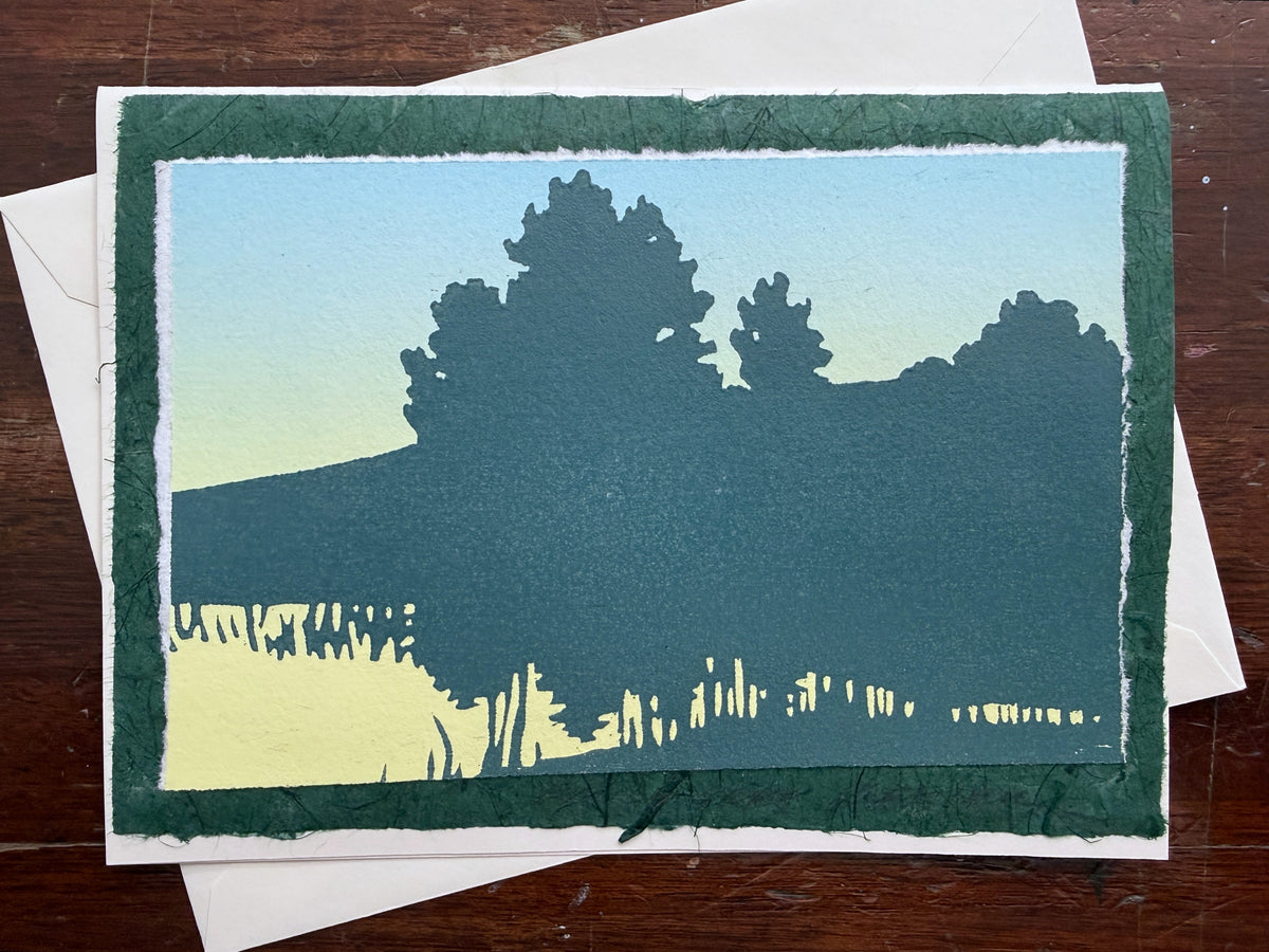 Morning Pond I Art Card