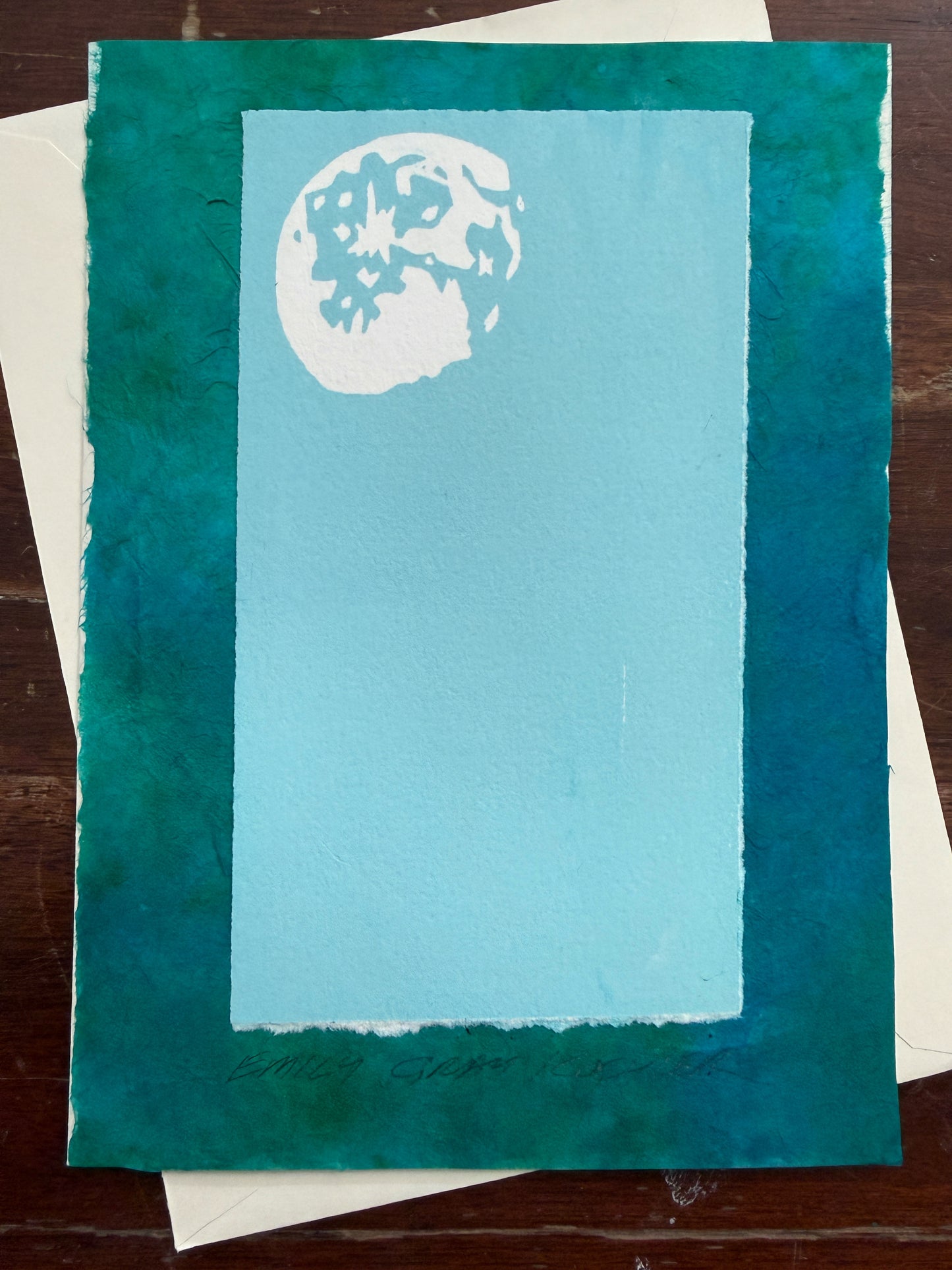 Moon Art Card