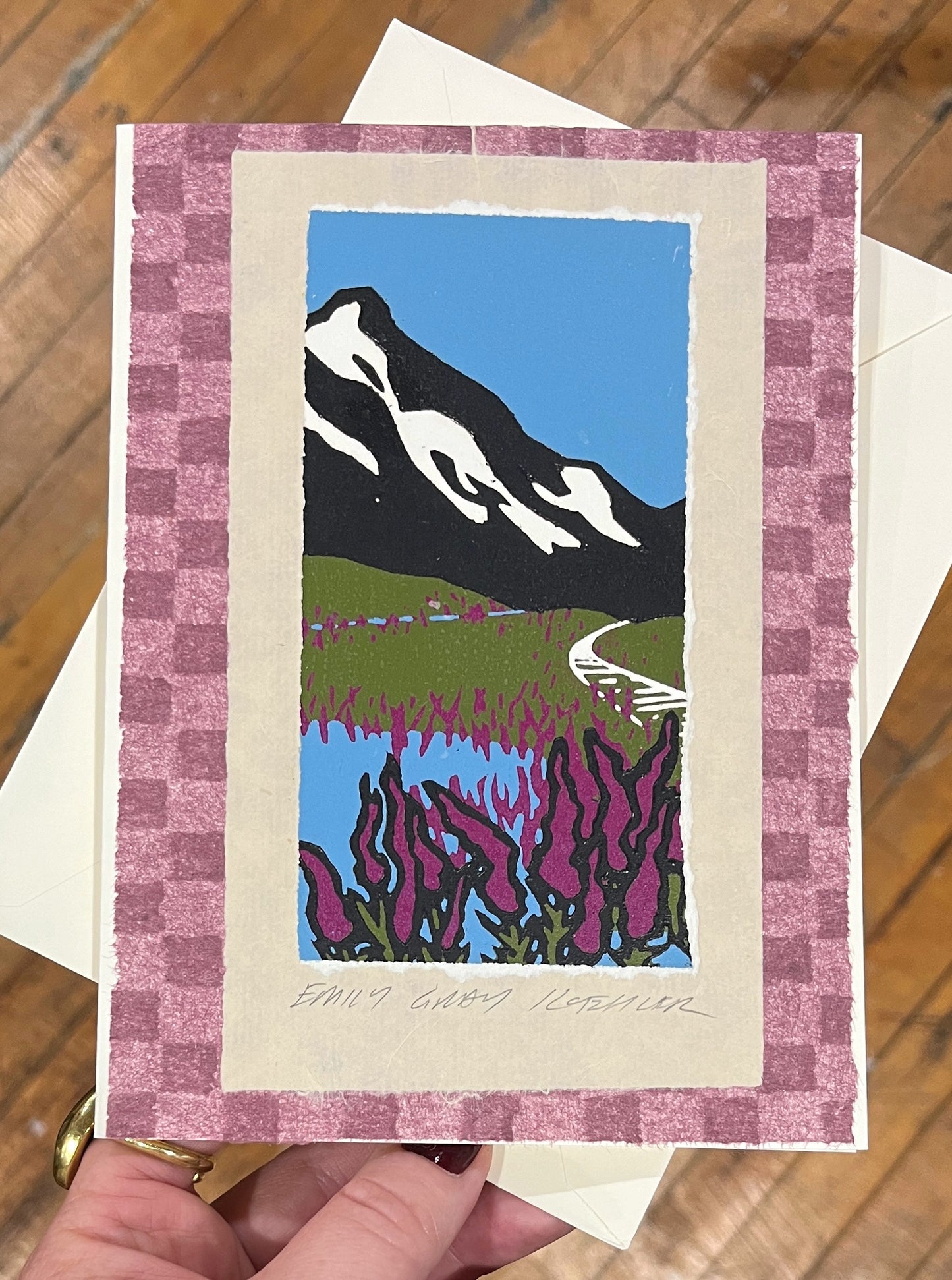 Mountain View Art Card
