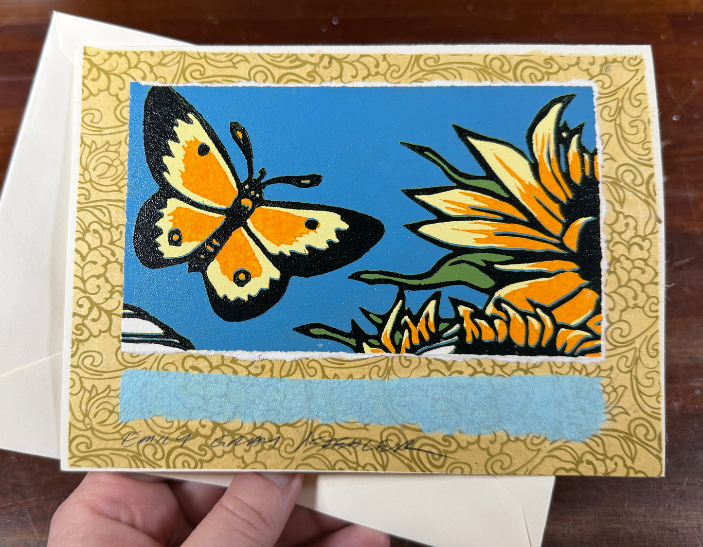 Butterfly Art Card