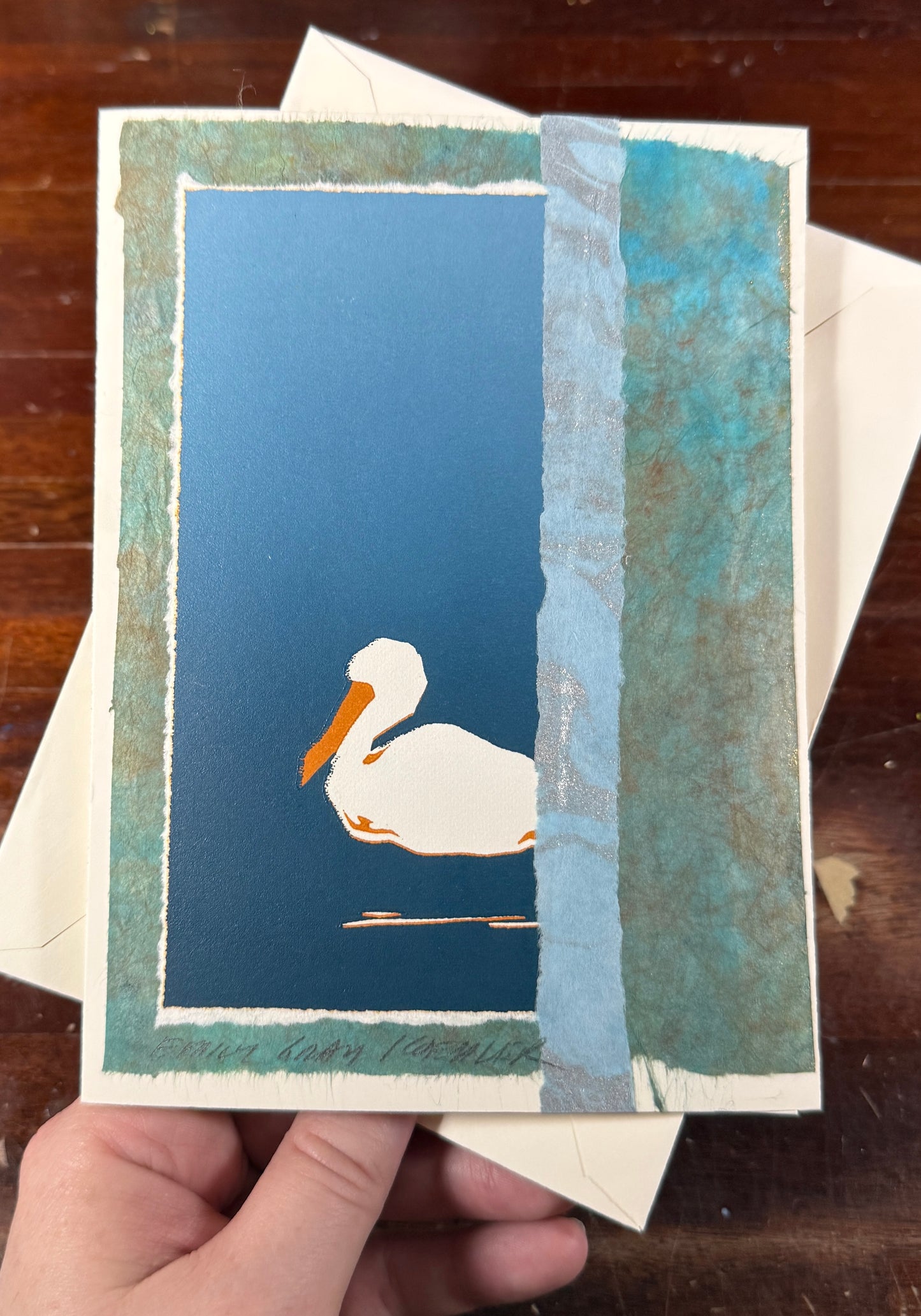 Pelican Art Card