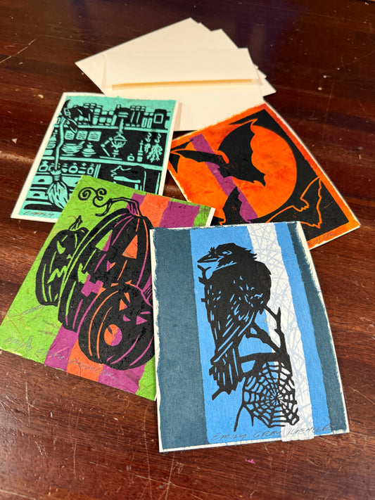 Spooky Cards (4 Pack)