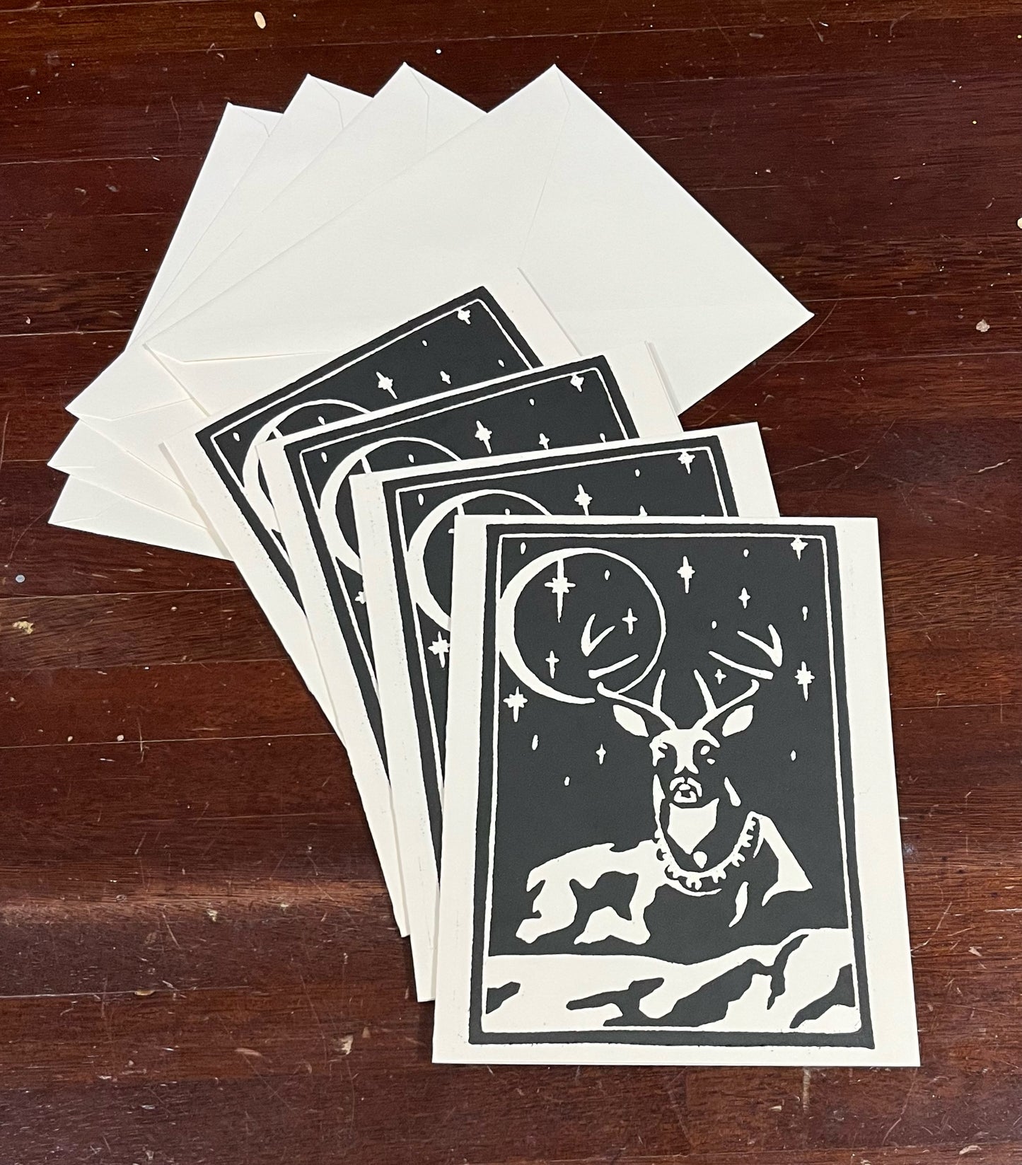 Christmas Buck Cards (4 Pack)