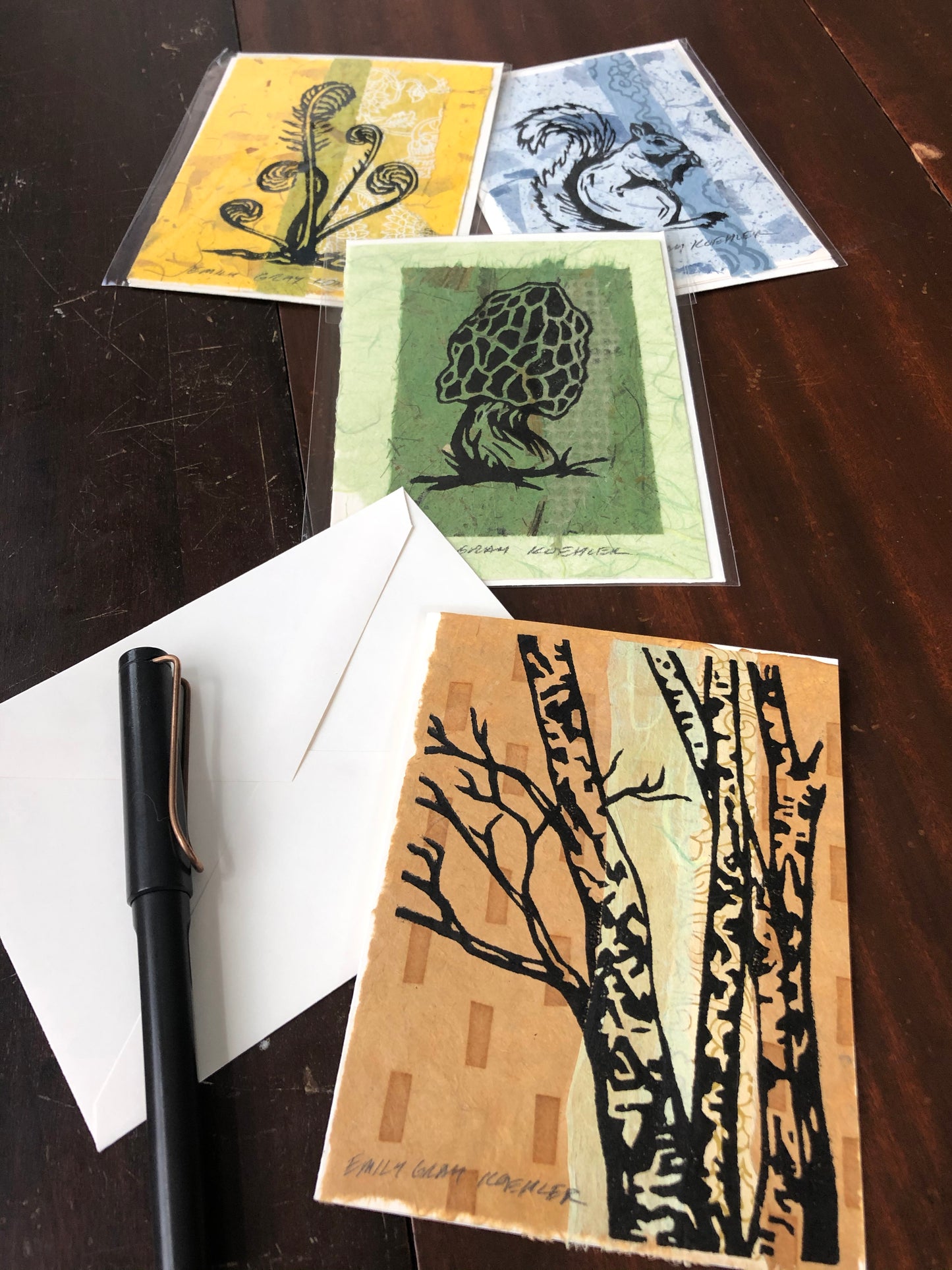 Woodland Cards (4 Pack)