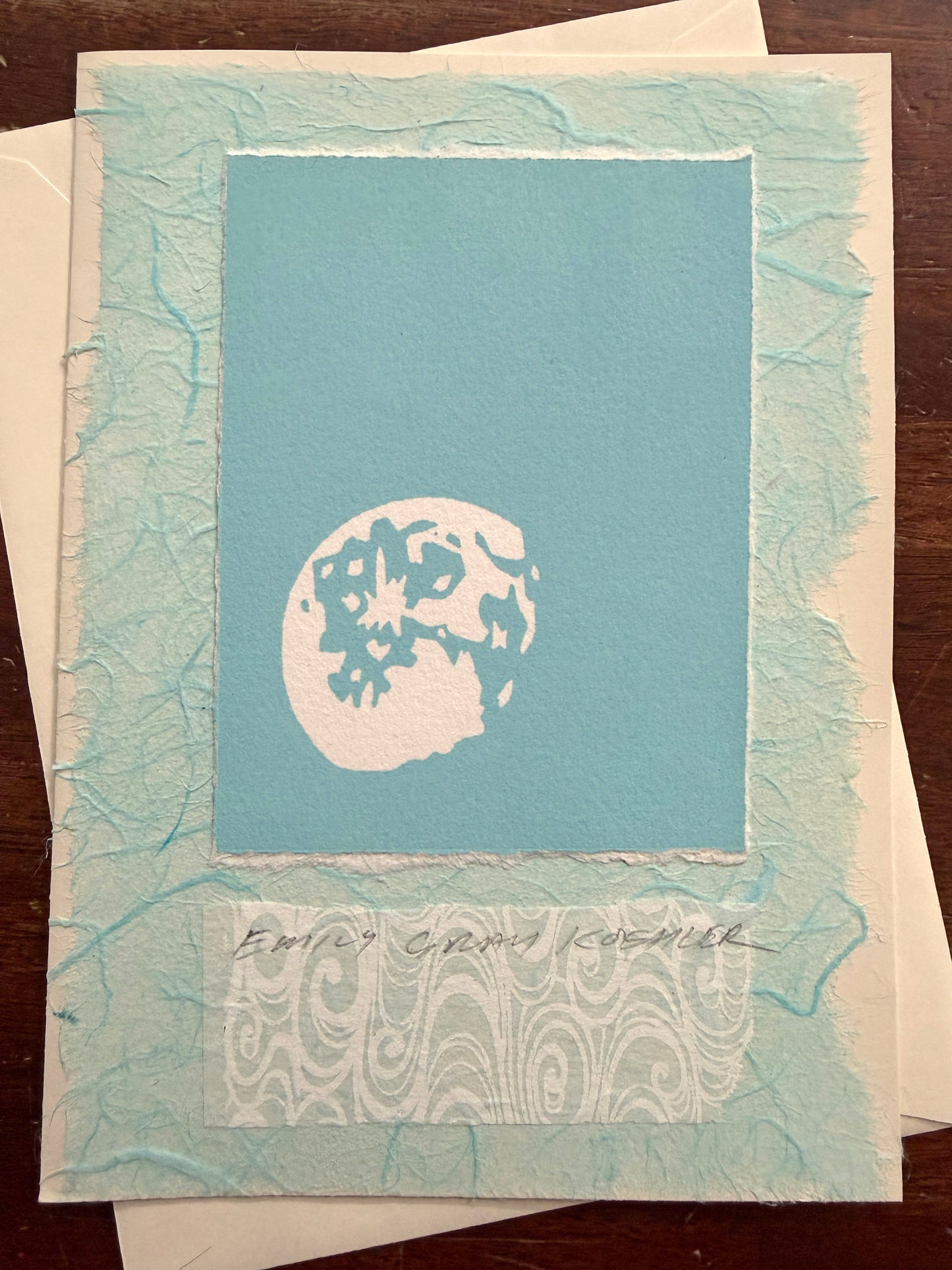 Moon Art Card