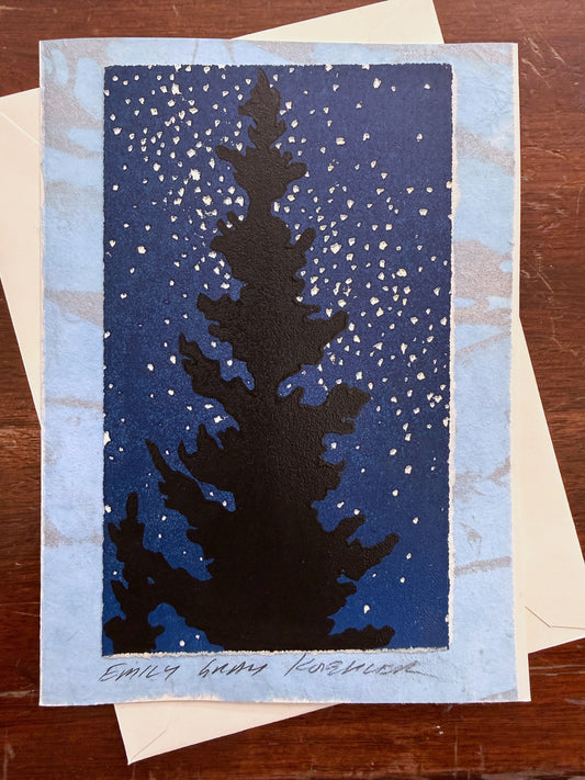 Night Sky Art Card