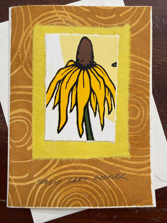 Coneflower Art Card