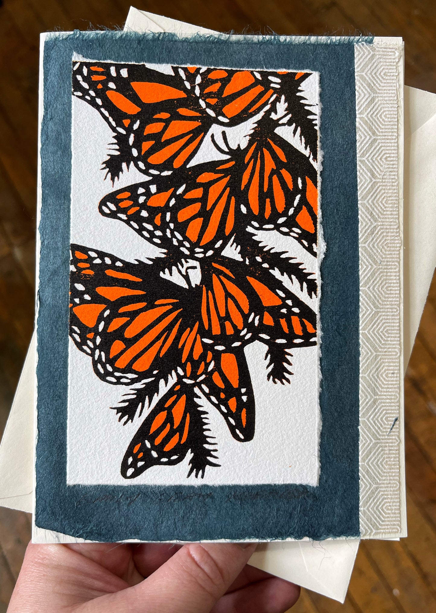 Monarch Cluster Art Card