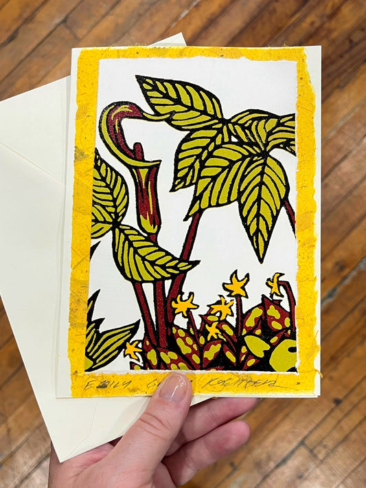 Jack-in-the-Pulpit Art Card