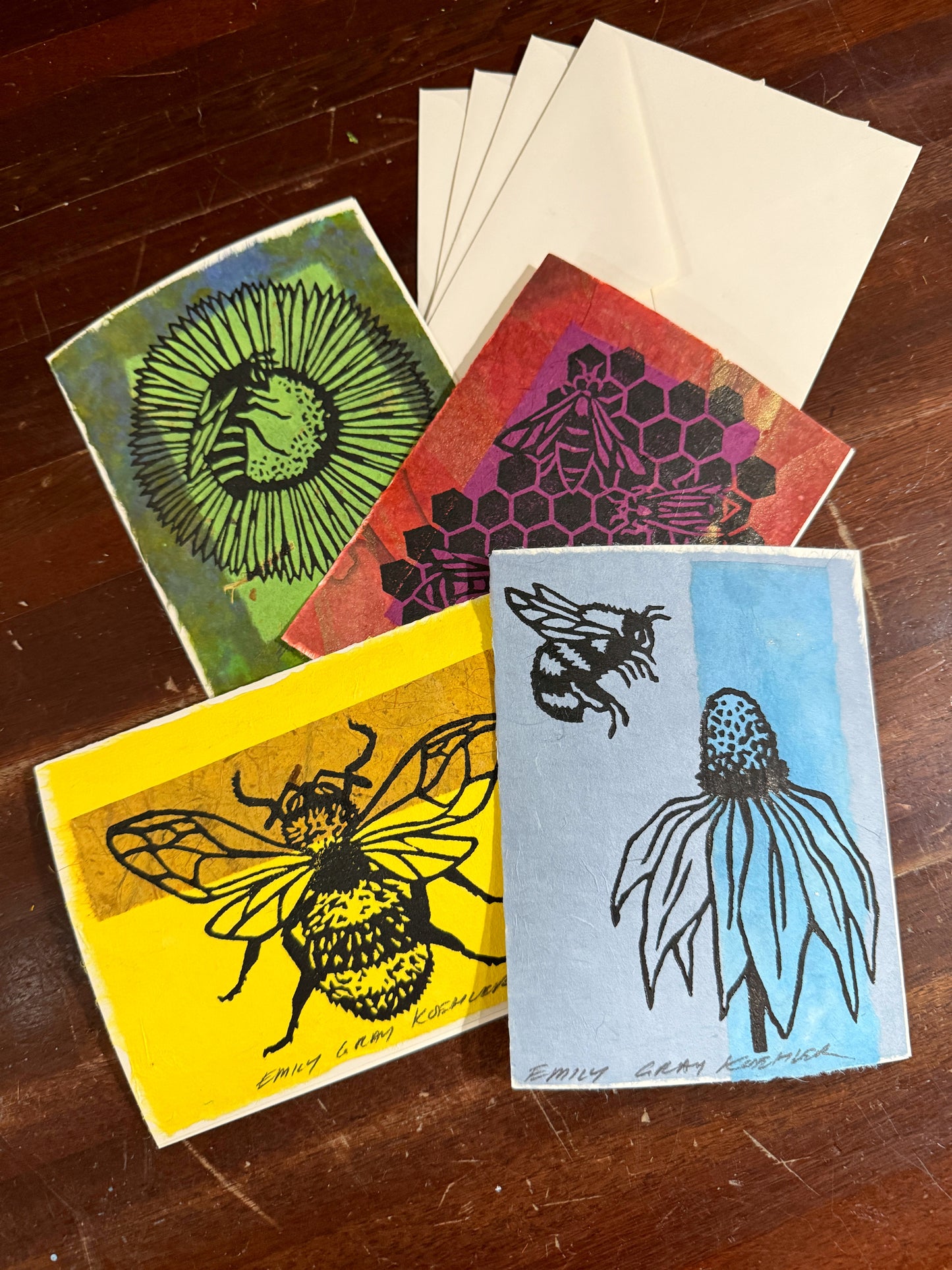 Bee Cards (4 Pack)