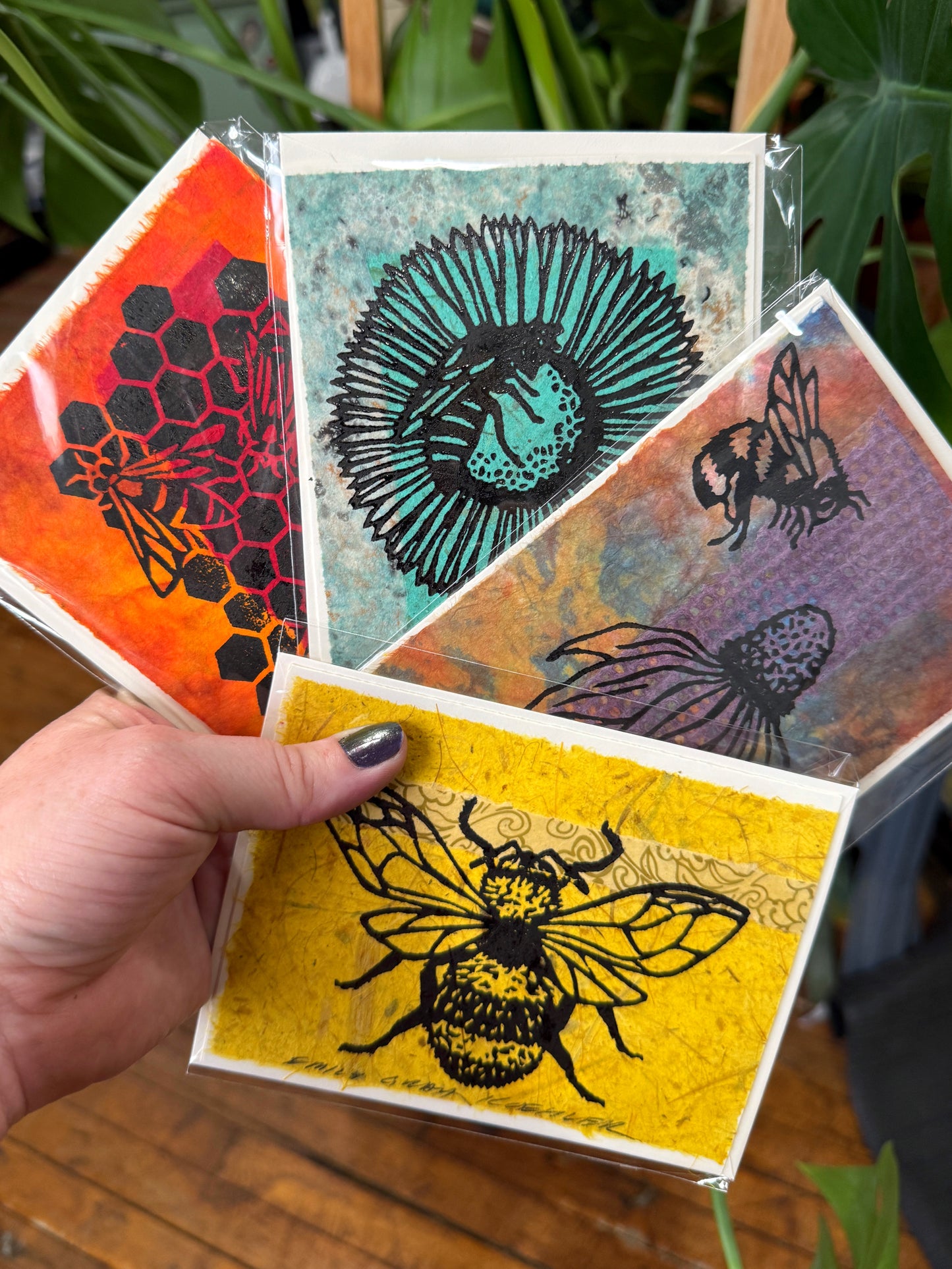 Bee Cards (4 Pack)