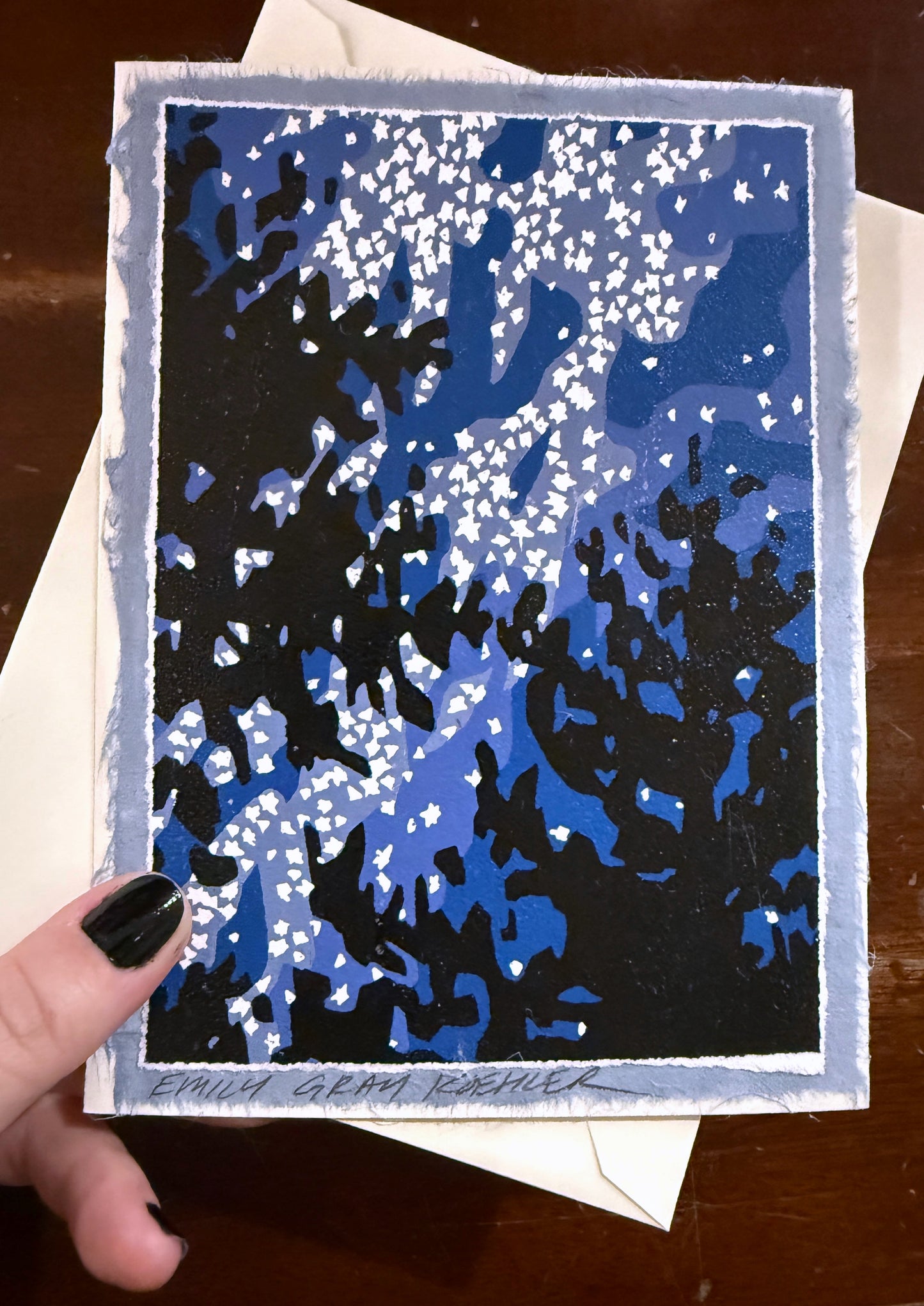 Milky Way Art Card