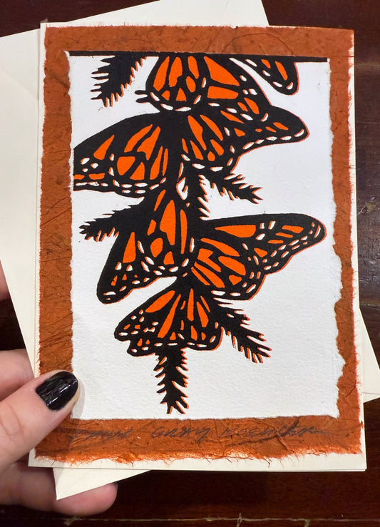 Monarch Cluster Art Card