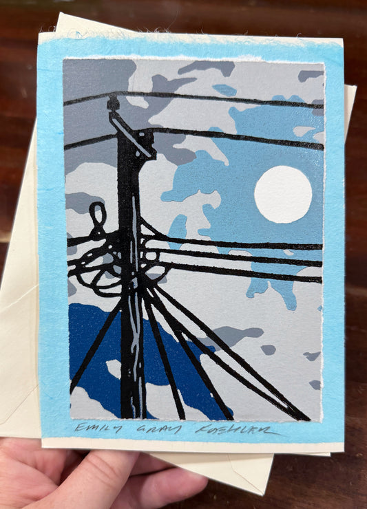 Moon Power Art Card