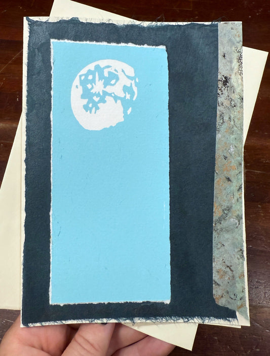 Early Moon Art Card