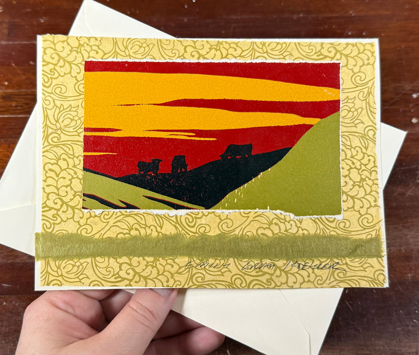 Ominous Horizon Art Card