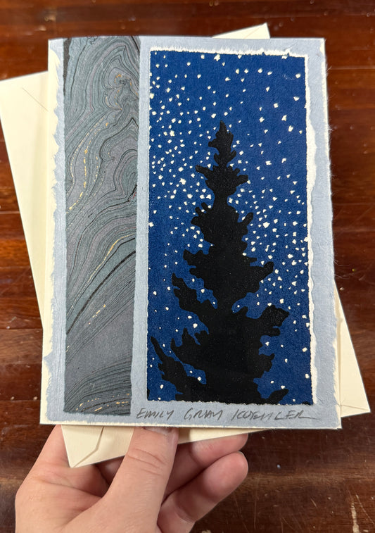 Night Stars Art Card