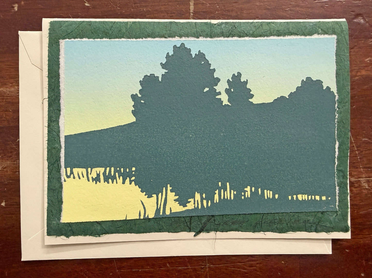 Morning Pond I Art Card