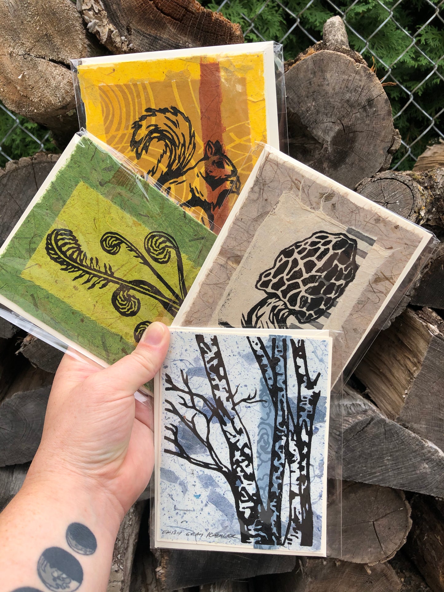 Woodland Cards (4 Pack)